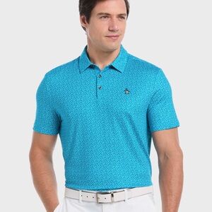 Original Penguin Turquoise Polo Shirt (019)